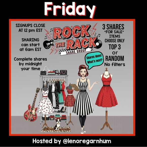 CLOSED FRIDAY, February 6, Rock the Rack share group - Picture 3 of 14